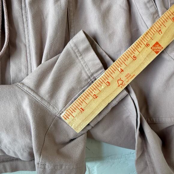 Athleta Farallon Dusty Pink Pocket Cotton Spandex Romper Shorts Plus Size 2x - Picture 5 of 7